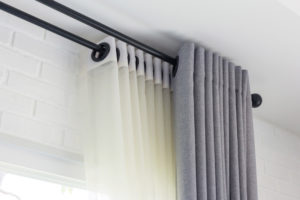 Close-up Of S Fold Curtains